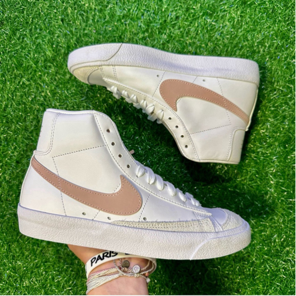 Nike Other - Nike Blazer Mid ‘77 White / Pink Oxford Black